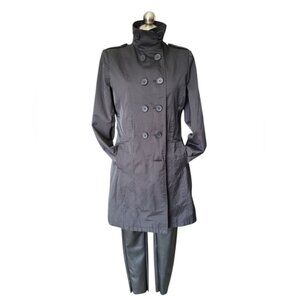 Vintage Suzy Shier Midi Trench Coat Spring Summer Sz M